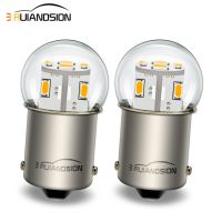 {ร้อน} Ruiandsion 2Pcs 1156 BA15S P21W LED 1157 BAY15D BA15D รถจักรยานยนต์ไฟเบรคอัตโนมัติ6V 12V 24V 48V