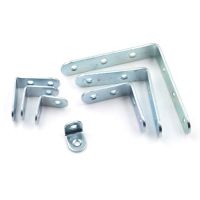 10pcs Stainless Steel Right Angle Bracket Corner Brace Joint Shelf Support L Shape 7 Sizes Wholesale