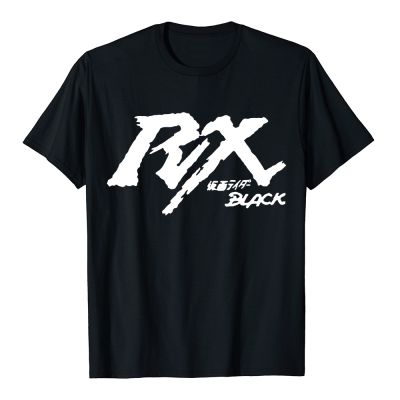 【Plus Size】เสื้อยืด ผ้าฝ้าย 100% นิ่ม ระบายอากาศ พิมพ์ลาย Kamen Rider Black RX Edenoi Dex แฟชั่นฤดูร้อน ของขวัญ ไซซ์ EUS-5XL