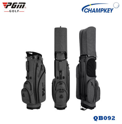 Chmapkey กระเป๋ากอล์ฟ PGM สีเทา (QB092) golf stand bag manufacturer custom carry stand golf bag