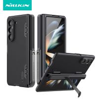 NILLKIN เคสโทรศัพท์มือถือ PC TPU กันกระแทก พร้อมขาตั้ง สําหรับ Samsung Galaxy Z Fold 5