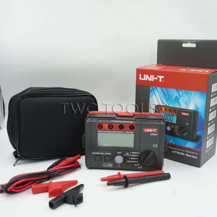 uni-t-ut502a-เมกะโอมห์มิเตอร์-2500v-เครื่องวัดความเป็นฉนวน-วัดความต้านทานฉนวน-วัดฉนวน-insulation-resistance-tester