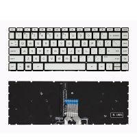 New US English For HP Pavilion X360 14-CD 14-CE 14-CM 14-DA 14-DK 14-CK 14-CC Backlight Silver Notebook Laptop Keyboard