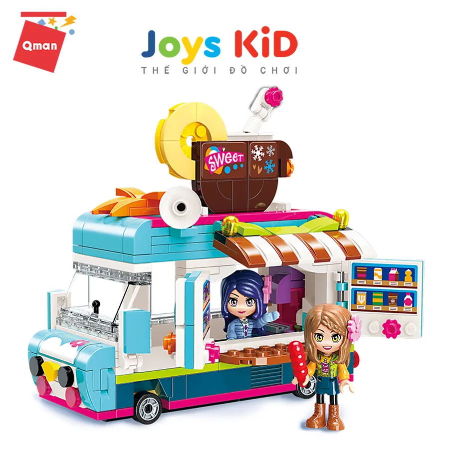 Đồ chơi xếp hình lego QMAN 2024: Hot Drinks Van - Joys KiD | Lazada.vn