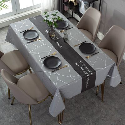 【CW】 New Tablecloth Wedding Antifouling Table Rectangular Dining Decoration