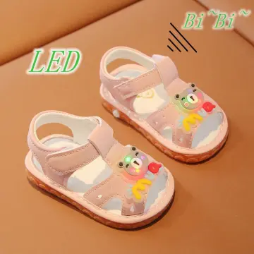 Baby girl shoes clearance with lights and sound