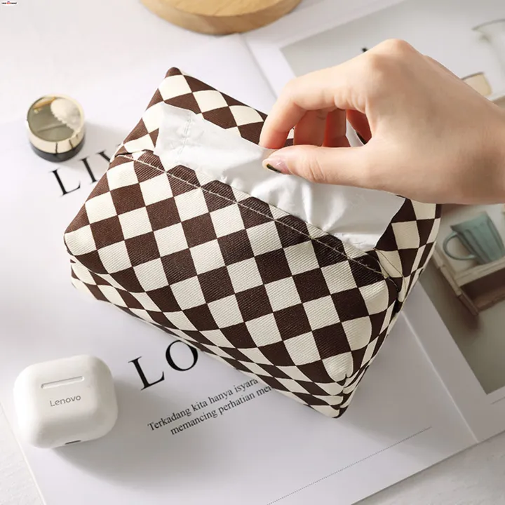 YBC Stylish Napkin Holder Tissue Dispenser Tissue Box Cover Rectangular
