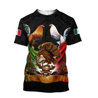 Mexican Rooster 3D all over printed mens and womens T-shirts, gifts for friends, shirts s-5xl