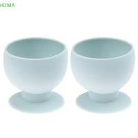 ?【Lowest price】HOMA ลูกบิดประตูถ้วย2ชิ้นครอบคลุมยางผนังป้องกันประตูมือจับแผ่นขัด