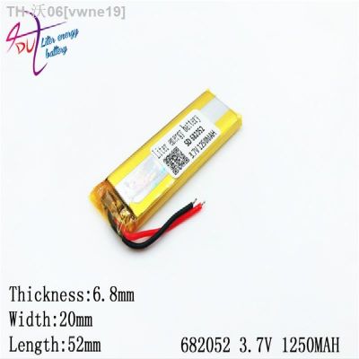 3.7V 1250mAH 682052 702050 polymer lithium ion / Li-ion battery for GPSmp3mp4mp5dvdbluetoothmodel toy mobile bluetooth [ Hot sell ] vwne19