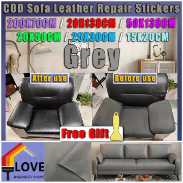 DIY Self-Adhesive Leather Repair Patch Car Seat Couch Sofa Renovation  Sticker