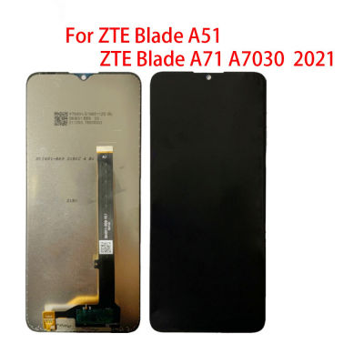สำหรับ ZTE เบลด A51 A51S หน้าจอแอลซีดีสำหรับ ZTE เบลด A71 2021 A7030เปลี่ยนชิ้นส่วนจอสัมผัสแอลซีดีของเครื่องแปลงดิจิทัล