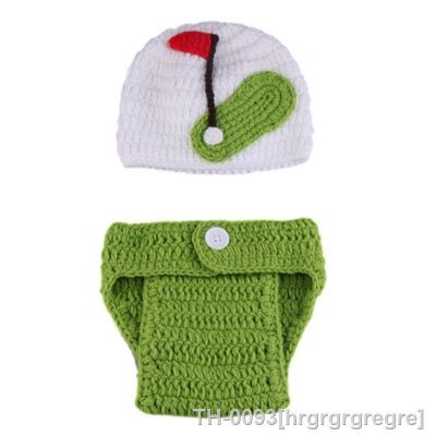 ♘✲ hrgrgrgregre Q81A Fotografia Props para Bebê Meninos Meninas Crochet Outfit Hat Foto Costume Headdress Newborn Shower