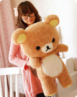 55 ซม.Kawaii Giant Rilakkuma หมีผ่อนคลายน่ารัก 55 ซม.หมอนนุ่มตุ๊กตาตุ๊กตาของเล่นตุ๊กตาของขวัญที่ดีสำหรับเด็กชายหญิงตกแต่งบ้าน-rangse22