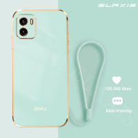 ELAXIS เคสโทรศัพท์มือถือ VIVO ปี Y15s/Y15A/Y01,เคสซิลิโคนนิ่ม TPU ชุบโลหะด้วยไฟฟ้าเครื่องกลั่นรวมทุกอย่างกันตกเคสฝาหลังโทรศัพท์มือถือแบบตรงด้านข้าง