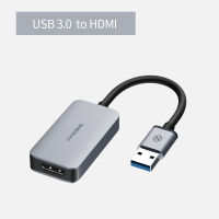 Hagibis USB 3.0 to HDMI-compatible VGA Adapter 4K HD Multi-Display 2in1 USB to HDMI-compatible Converter for Windows 7810 OS