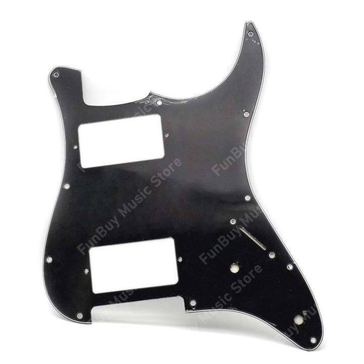 multicolor-3-ply-11-holes-hh-two-humbucker-guitar-pickguard-anti-scratch-plate-for-st-fd-electric-guitar