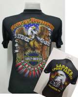 เสื้อยืดฮาเลย์ Harley-Davidson ผ้าบาง50 ผ้ามุ้ง ผ้าบางใส่สบาย สไตล์วินเทจ ป้ายVintage 3D EMBLEM [ S M L XL ]