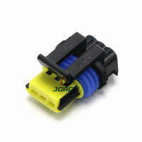 Free shipping 10 sets 3pin 1.5mm delphi auto plastic waterproof wire harness cable connector 15336029