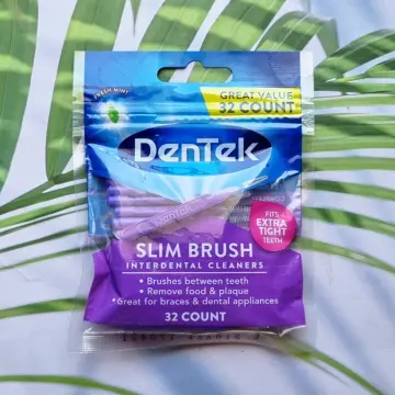 DenTek Slim Brush, Professional Interdental Cleaners, Tight Teeth