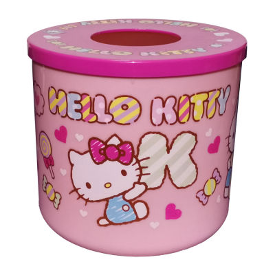 กล่องทิชชู่เฮลโลคิตตี้สีชมพู ลายการ์ตูนซานริโอ Box Tissue Hello Kitty VaniLand