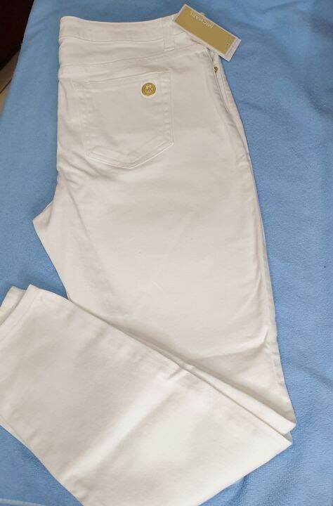 michael kors jeans white