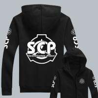 ใหม่ เสื้อกันหนาว เสื้อแจ็กเก็ต มีฮู้ด ลายการ์ตูนอนิเมะ Scp Foundation Design