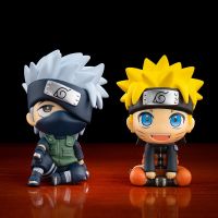 8 ซม.อะนิเมะ Naruto Uzumaki Naruto Kakashi Uchiha Sasuke Itachi น่ารักของเล่น Q ตุ๊กตา Nendoroid รถตกแต่งรุ่น WAS628