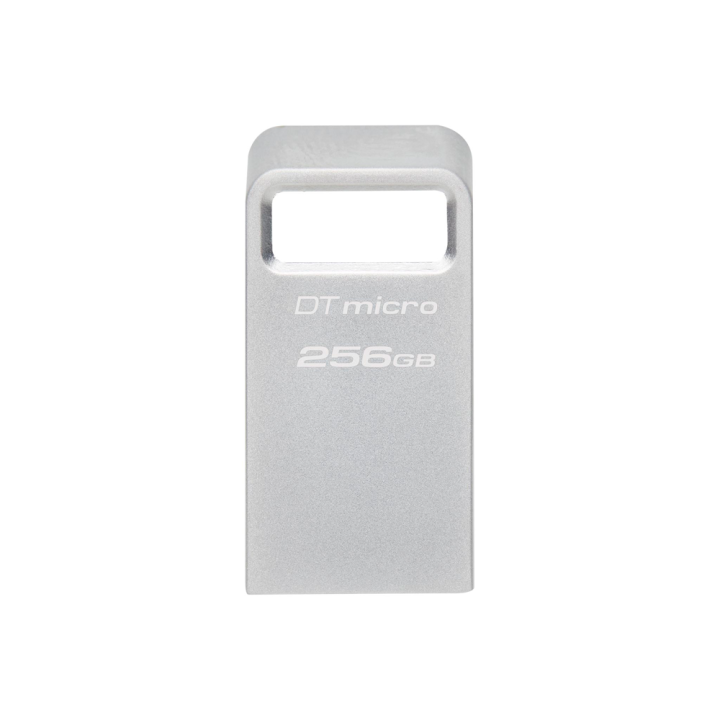 kingston-256gb-datatraveler-micro-200mb-s-usb-3-2-gen-1-สีเงิน-ประกันสินค้า-5-ปี