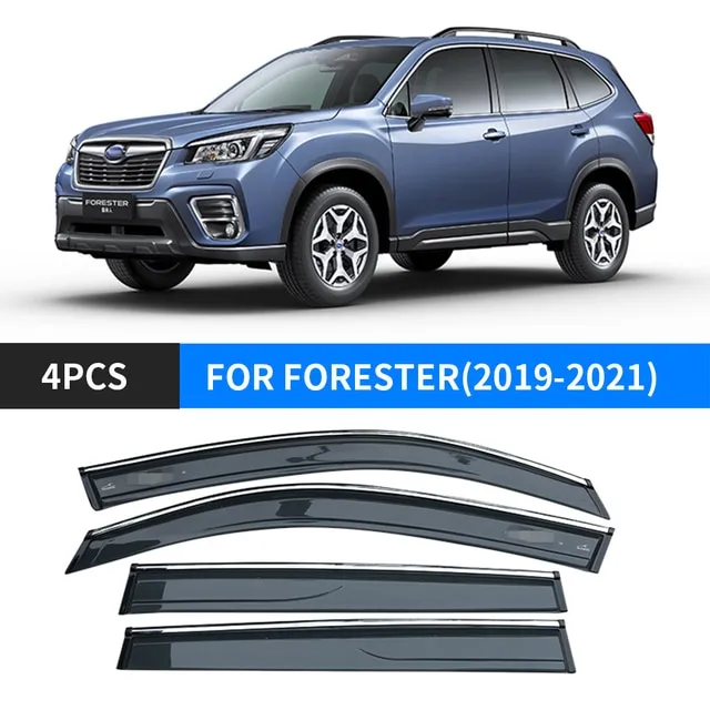 Car Window Rain Shield Visor For Subaru Forester XV Outback Sun Wind