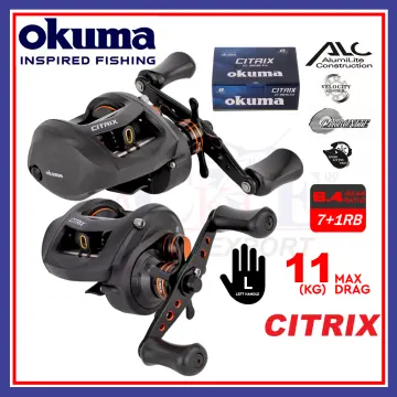 OKUMA Inspira Spinning Fishing Reel Carbon Frame Lightweight Red/Blue/White  5.0:1 8+1BB 5.9-7.9KG Power Freshwater Reels