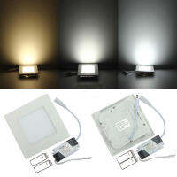 3W 4W 6W 9W 12W 15W 25W Dimmable Ultra Thin Design LED Dimmable Ceiling Recessed Grid Downlightslim Square Panel Light