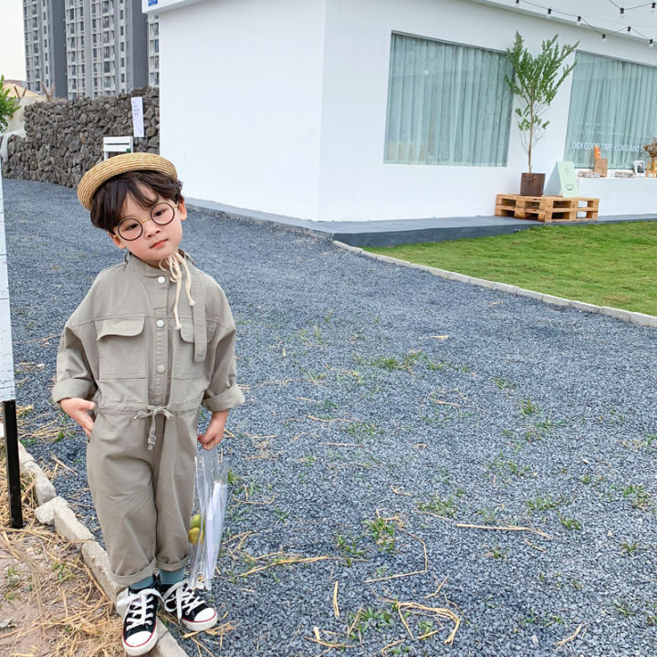 korean-style-spring-autumn-boys-girls-fashion-solid-color-oversized-one-pieces-kids-long-sleeve-jumpsuits-1-6y