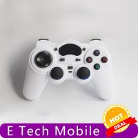 E Tech Mobile【ใหม่】ตัวควบคุมเกมไร้สาย 2.4Gจอยสติ๊กGamepadพร้อมอะแดปเตอร์แปลงMicro USB OTGสำหรับAndroid TV BoxสำหรับPC PS3