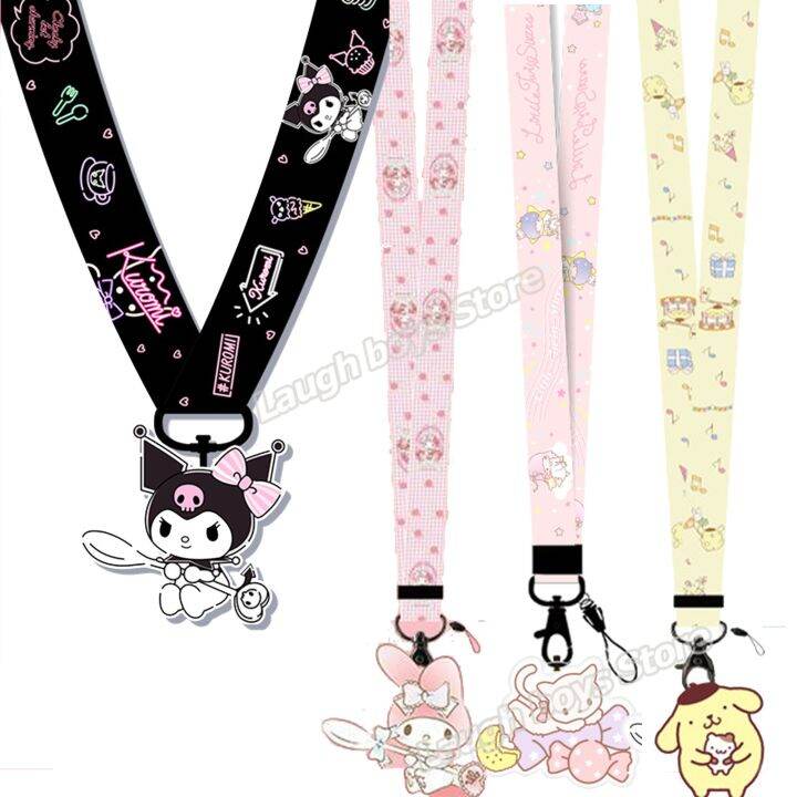 Sanrio Kuromi Pompompurin Lanyard Card Holder ID Holder Bus Card Holder ...