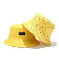 [hot]New Fashion Summer Panama Bucket Hat Men Women Cute Cat Print Bob Chapeau Hip Hop Fishing Cap Reversible Fisherman Hat