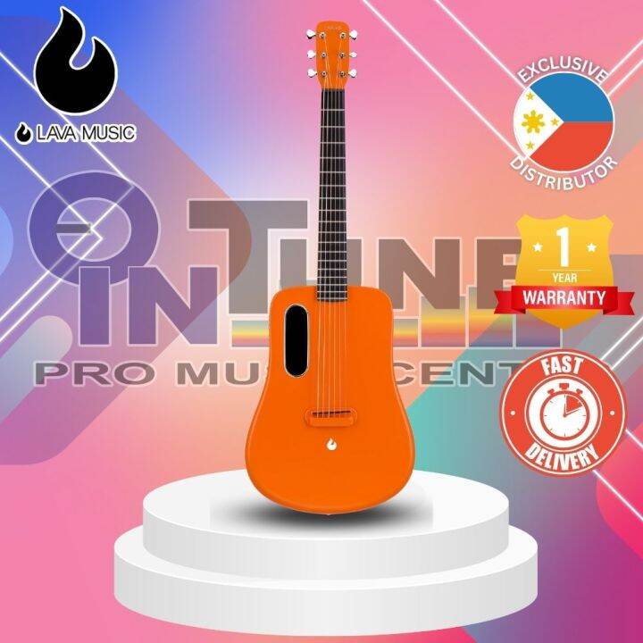 LAVA ME 2 FREEBOOSTORANGE 36 Inch Carbon Fiber Guitar with effects