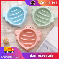 ✨Snook Pet✨ชามแมว ชามหมา ที่ให้อาหารสุนัข ชามข้าวแมว ชามอาหารและน้ำ ชามหมา ชามใส่อาหารแมว ชามให้อาหารสัตว์เลี้ยงรูปปู