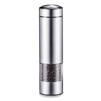 1 Piece Electric Pepper Grinder Battery Operated Salt Grinder Refillable Stainless Steel