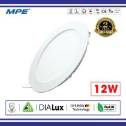 ĐÈN LED PANEL ÂM TRẦN TRÒN 12W MPE RPL-12