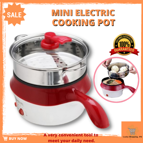 Double Layer Electric Boiling Pot Non-Sitck Portable Mini