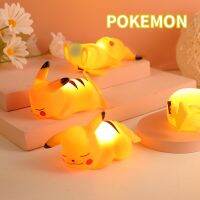 1PCS TAKARA TOMY Pokemon Night Light Kawaii Pikachu Models PVC Action Figure Anime Figurine Luminous Toys Gifts for Kids