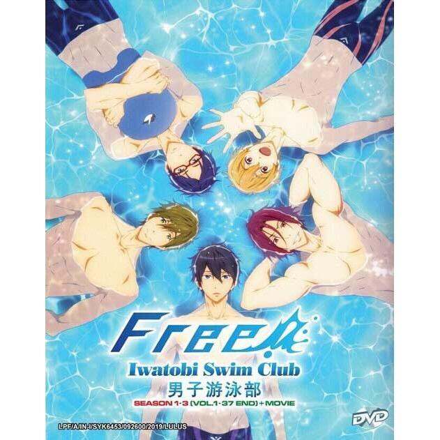 FREE - IWATOBI SWIM CLUB SEASON 1 - 3 (  - 37 END ) + MOVIE DVD X 6 (  ANIME ) | Lazada