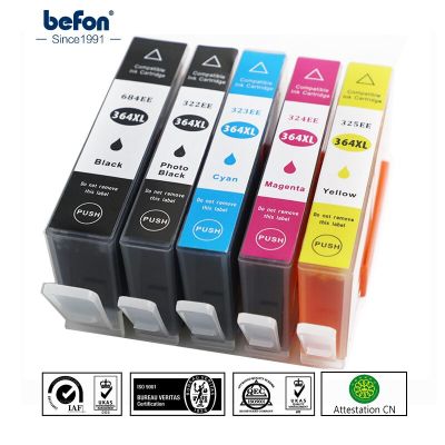 befon Replacement for HP 364XL 364 XL Ink Cartridges Compatible with HP Photosmart 5320 5370 5373 5388 7510 7520 C5380 C6300 Ink Cartridges
