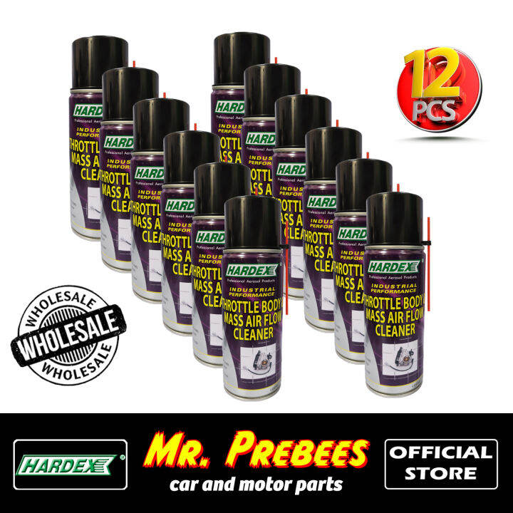 HARDEX Throttle Body and MAF Cleaner 400ml (12 x 1Box) Lazada PH