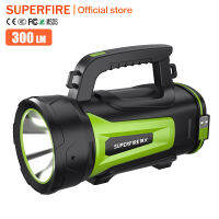 SUPERFIRE ไฟฉายแรงสูง Led กลางแจ้งแบบพกพาไฟฉายกำลังสูง M15-X สถานที่ตกปลา