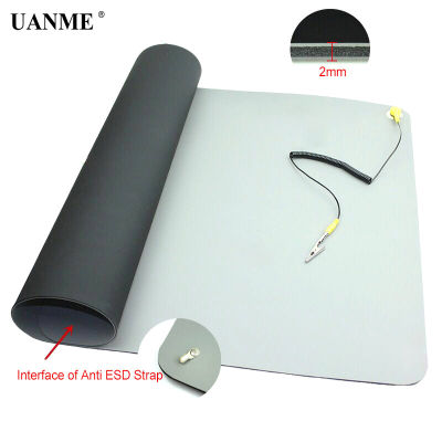 710x500x2mm Anti-Static ESD Mat+Ground Wire+ESD Wrist For Mobile Phone Computer Sensitive Electronics Repair Blanket Work Pad