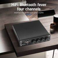 แอมป์ขยายเสียง เครื่องขยายเสียง bluetooth Amplifier แอมป์จิ๋ว สเตอริโอHIFI amplifier มินิ 2CH คุณภาพสูงใช้ไฟได้ 2ระบบ DC 19-32 V / AC220V