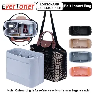 EverToner Felt Insert Organizer Bag for Longchamp Mini Le Pliage