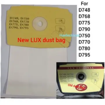 lux d775 vacuum bags